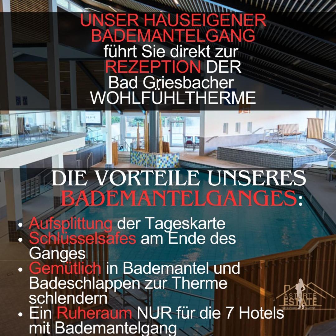 Fewo 20 - Appartement Im Rottalblick - Youngmodern Wohnen Mit Bademantelgang Zur Therme, Tv, Balkon Und Persoenlichem Gaesteempfang Von Astarte Estate Bad Griesbach  Luaran gambar